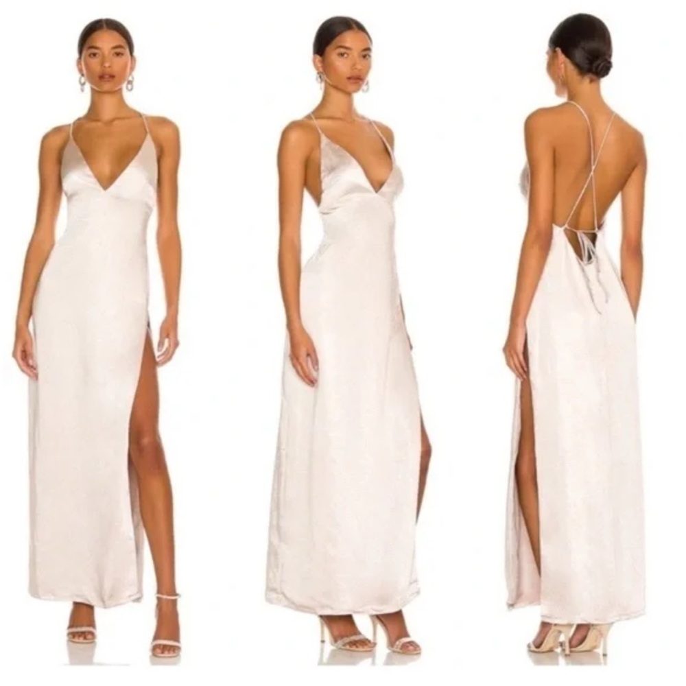More To Come Regina Maxi Dress in Champagne S